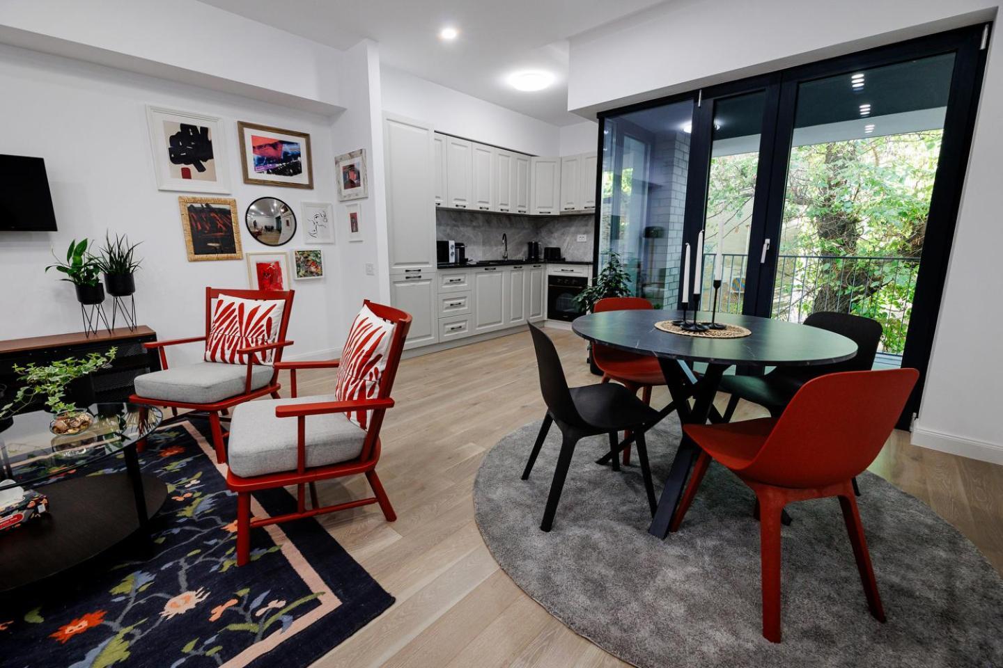 בוקרשט The Corner Luxe Apartment מראה חיצוני תמונה